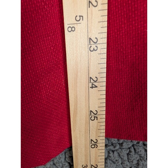 Talbots Blazer Women Sz 10 Petite Red Irish Linen 3 Button Red Career Pockets - Picture 11 of 11